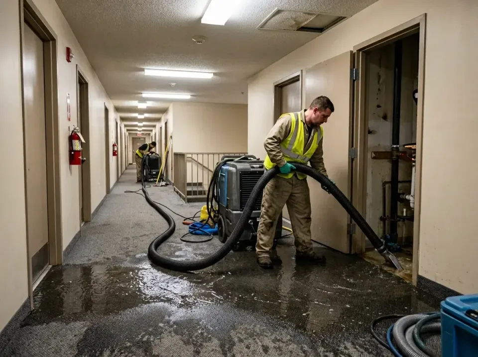 multi-unit-apartment-hallway-f-005 — frequently asked questions, Emergency Burst Pipe Water Extraction & Removal in Thermopo…